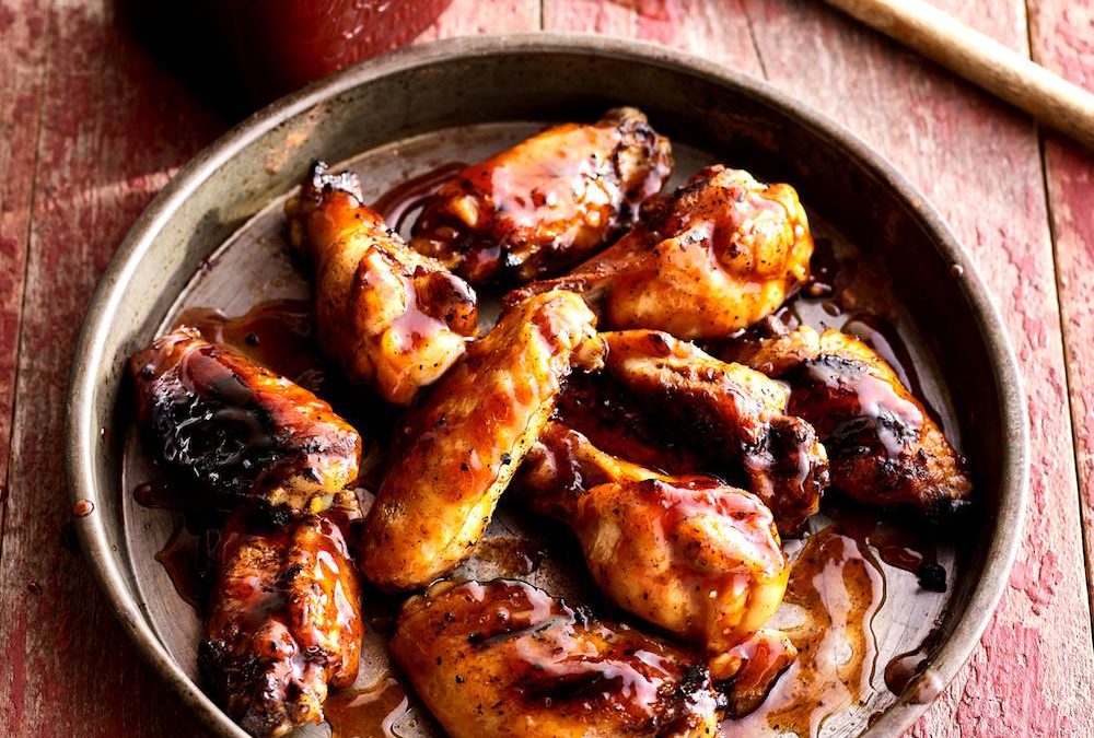 GEORGIA EARLE’S GRILLED BBQ WINGS