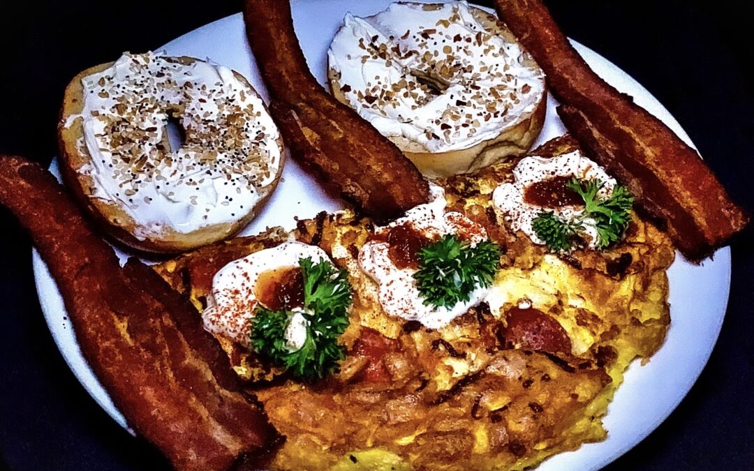 PEPPERONI CHORIZO CHEESE OMELET