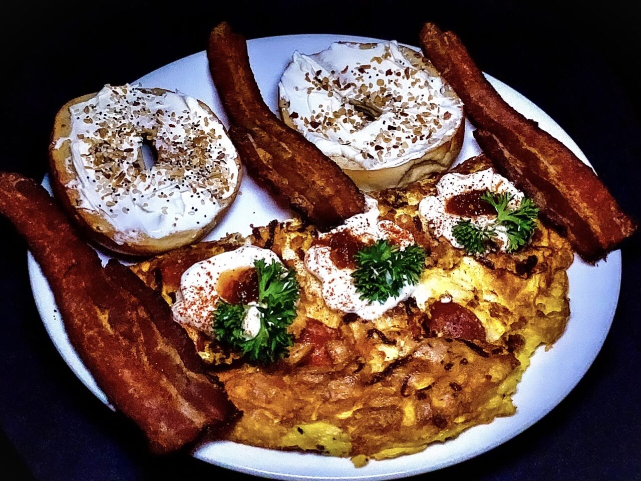 Pepperoni Chorizo Cheese Omelet Recipe Earle’s BBQ Sauce